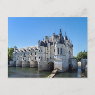 Cartão Postal Chateau de Chenonceau no Vale do Loire - França