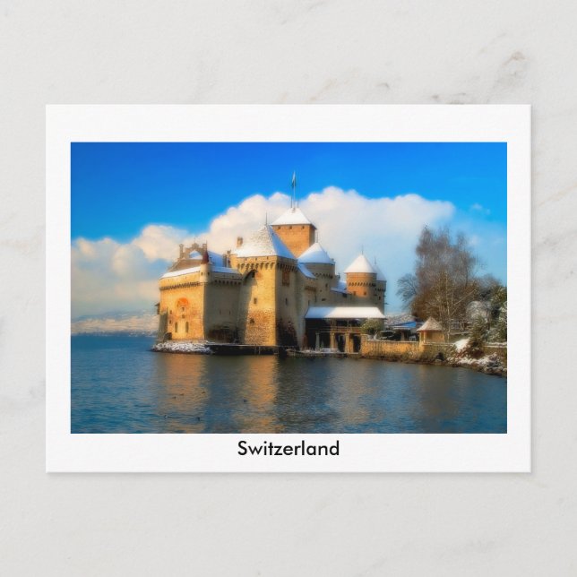 Cartão Postal Chateau De Chillon (Frente)