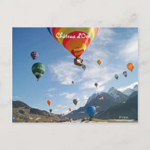 Cartão Postal Château d'Oex