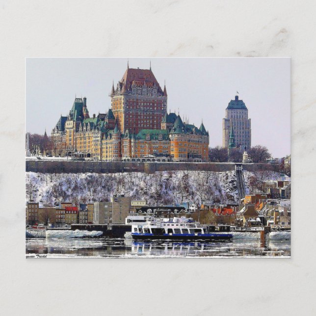Cartão Postal Château Frontenac (Frente)