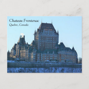 Cartão Postal Chateau Frontenac, Quebec, Canadá