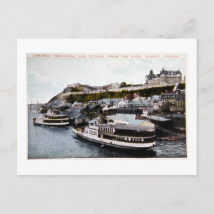 Cartão Postal Chateau Frotenac, Quebec, Canadá