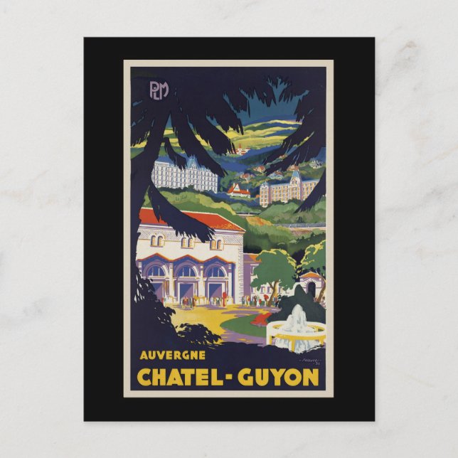 Cartão Postal Chatel-Guyon Auvergne (Frente)