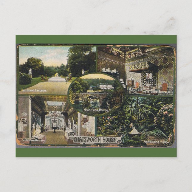 Cartão Postal Chatsworth House (Frente)