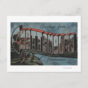 Cartão Postal Chattanooga, Tennessee (Cena do Rio)