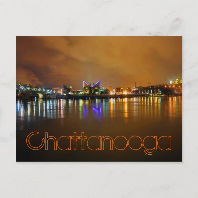 Cartão Postal Chattanooga, Tennessee, EUA (Frente)
