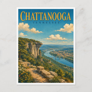 Cartão Postal Chattanooga Tennessee Lookout Mountain GeoSaga
