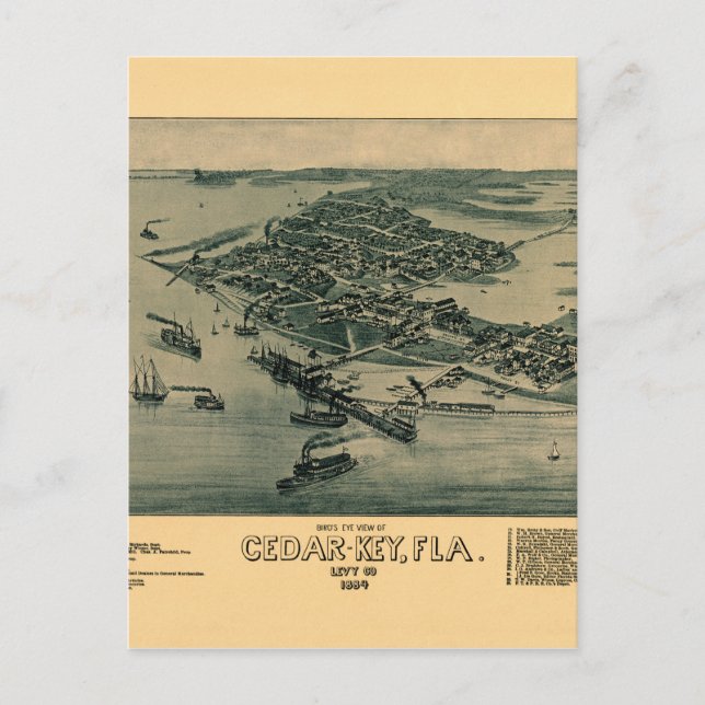 Cartão Postal Chave Cedar (Frente)