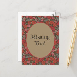 Cartão Postal Chave de Cadeado Antiga Steampunk Vitoriana com Pa