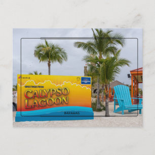 Cartão Postal Chave de Celebração Grande Ilha das Bahamas