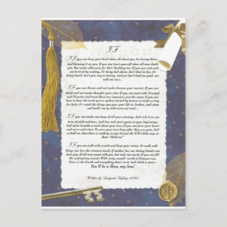 Cartão Postal Chave do Futuro IF por Rudyard Kipling