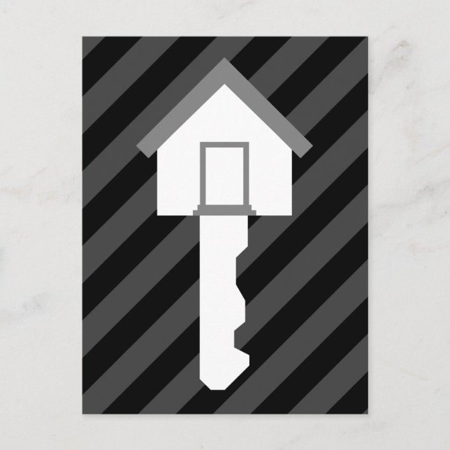 Cartão Postal chave doméstica (Frente)