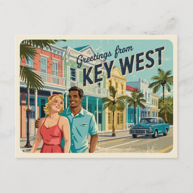 Cartão Postal chave oeste, florida (Frente)