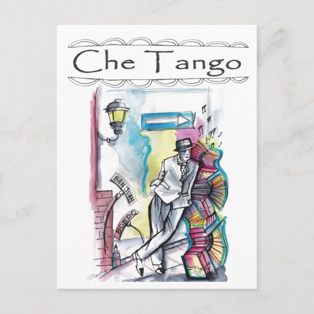 Cartão Postal Che Tango (Frente)