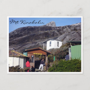 Cartão Postal checkpoint do mt kinabalu