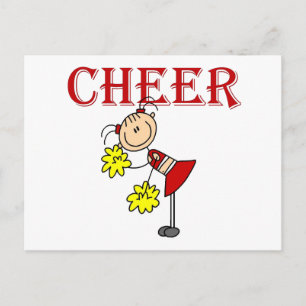 Cartão Postal CHEER Camisetas e Presentes para Cheerleader