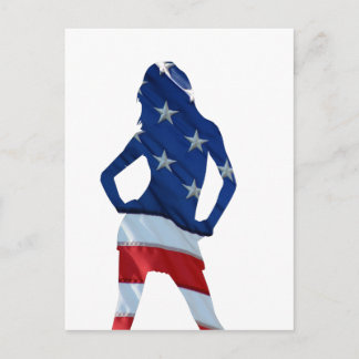 Cartão Postal cheerleader americano
