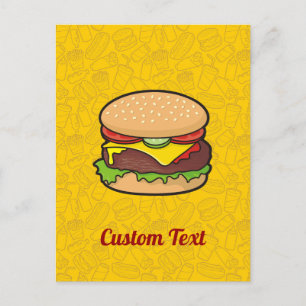 Cartão postal Cheeseburger