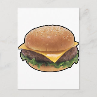 Cartão Postal Cheeseburger