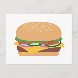 Cartão Postal Cheeseburger