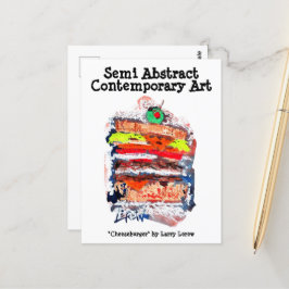 Cartão Postal Cheeseburger #170229