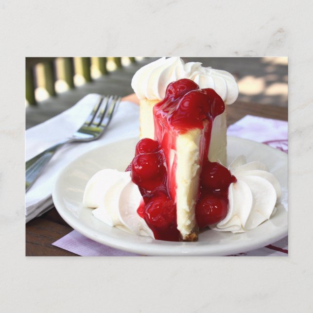 Cartão postal Cheesecake (Frente)