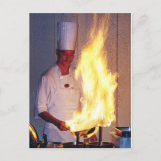Cartão Postal Chef