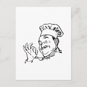 Cartão Postal chef