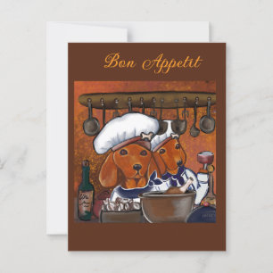 CARTÃO POSTAL CHEF DOXIES