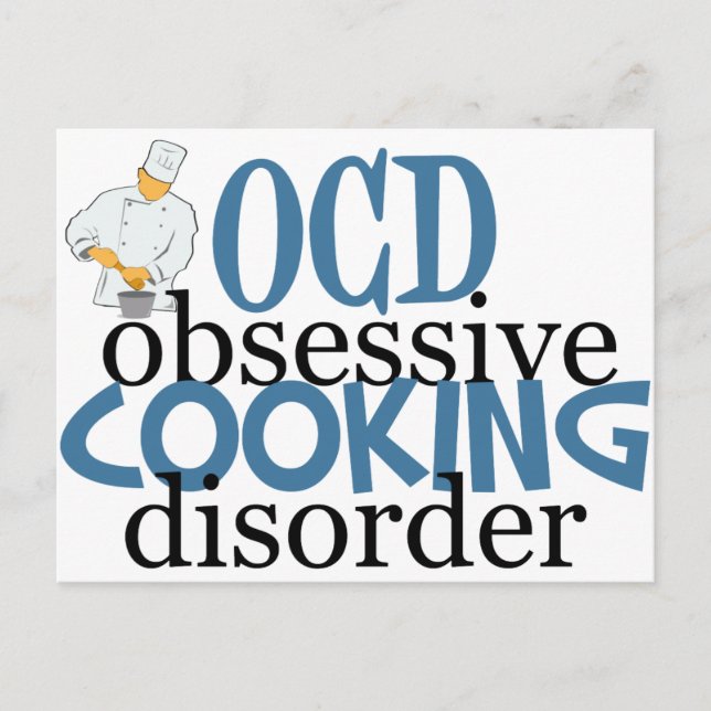 Cartão Postal Chef Engraçado (Frente)