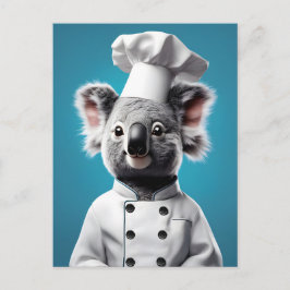 Cartão Postal Chef Koala