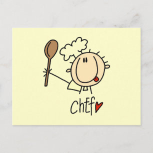 Cartão Postal Chef Masculino