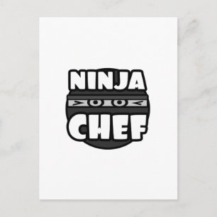 Cartão Postal Chef Ninja