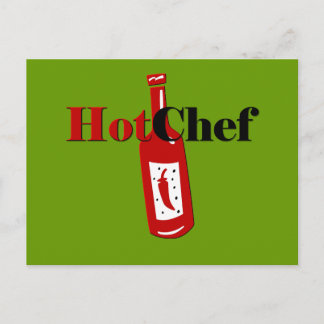 Cartão Postal Chef Quente