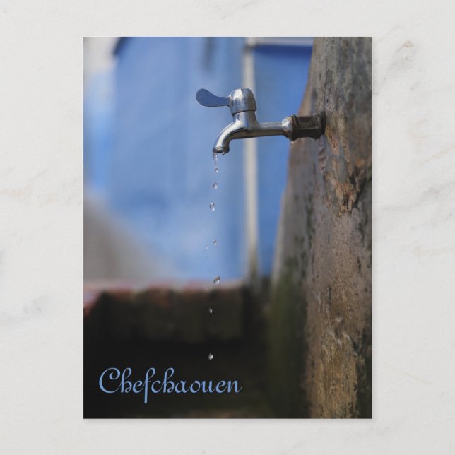 Cartão Postal Chefchaouen, Marrocos. (Frente)