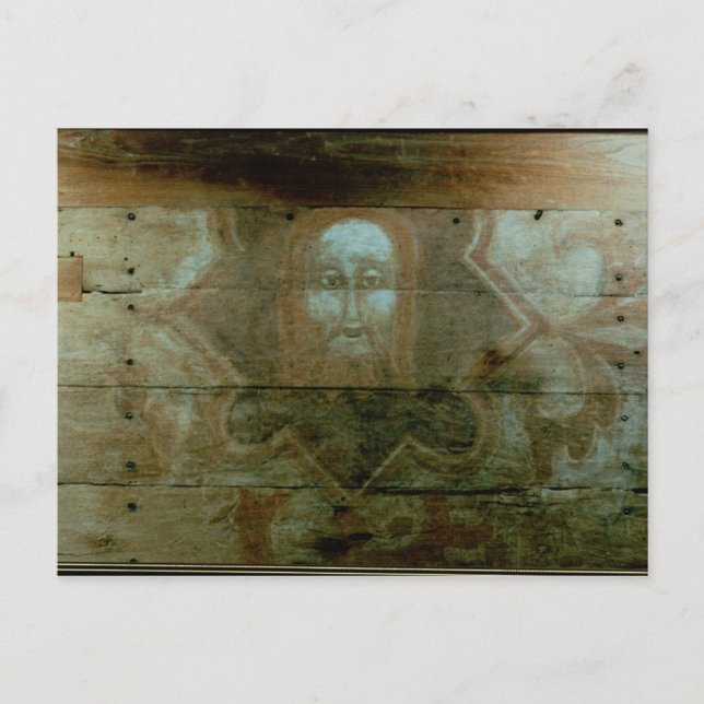 Cartão Postal Chefe de Cristo, c.1280 (Frente)