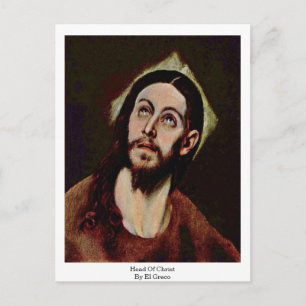 Cartão Postal Chefe De Cristo De El Greco
