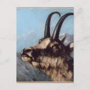 Cartão Postal Chefe de Gazelle de Gustave Courbet