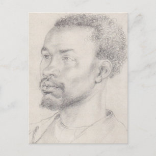 Cartão Postal Chefe de um africano por Durer