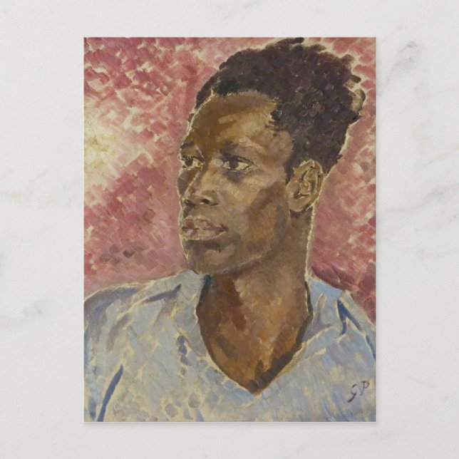 Cartão Postal Chefe de um Homem por Philpot (Frente)