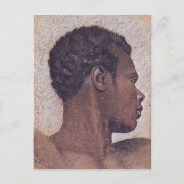 Cartão Postal Chefe de um Negro (Frente)