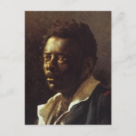 Cartão Postal Chefe de um Negro por Theo Gericault