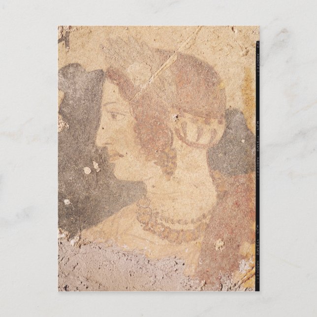 Cartão Postal Chefe de uma Jovem, Velia (Frente)