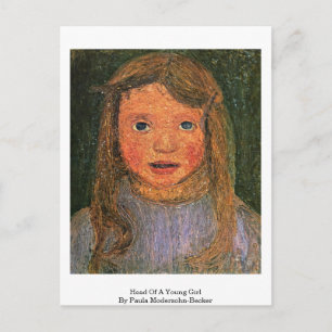 Cartão Postal Chefe De Uma Menina Por Paula Modersohn-Becker
