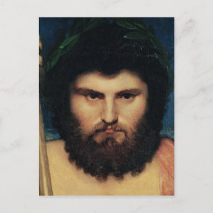 Cartão Postal Chefe do Júpiter, estudo para Júpiter e Thetis