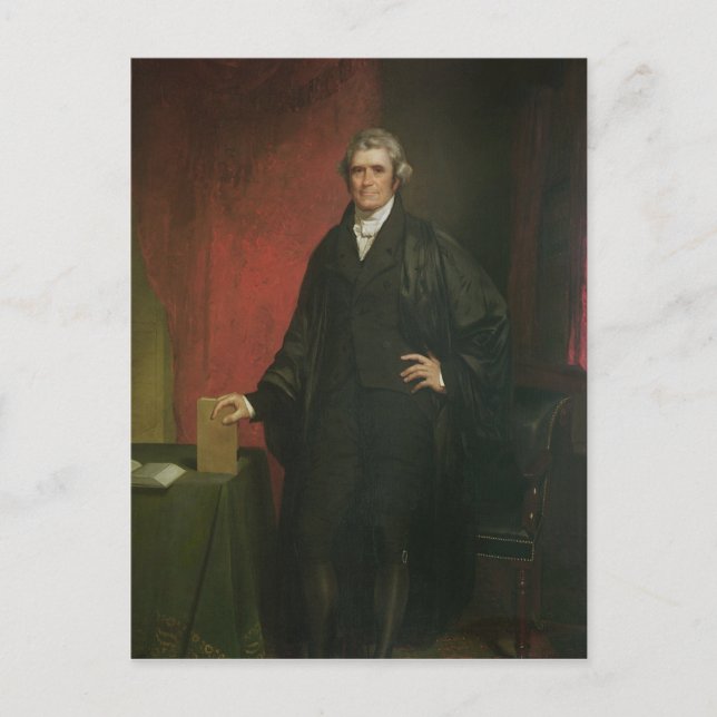 Cartão Postal Chefe do Tribunal Marshall (Frente)