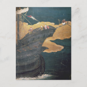 Cartão Postal Chegada dos portugueses no Japão 2