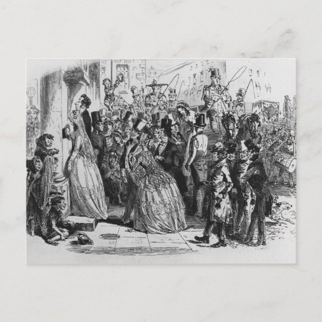 Cartão Postal Chegando em casa da igreja (Frente)