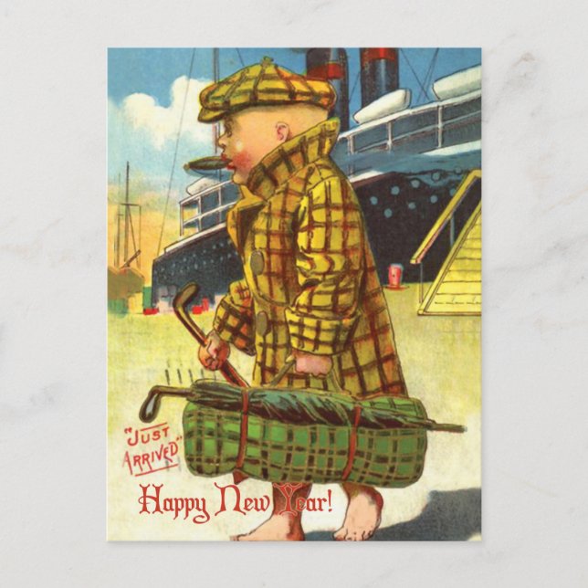 Cartão Postal Chegou o Ano Novo (Frente)