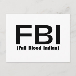 Cartão Postal CHEIO do FBI inundado